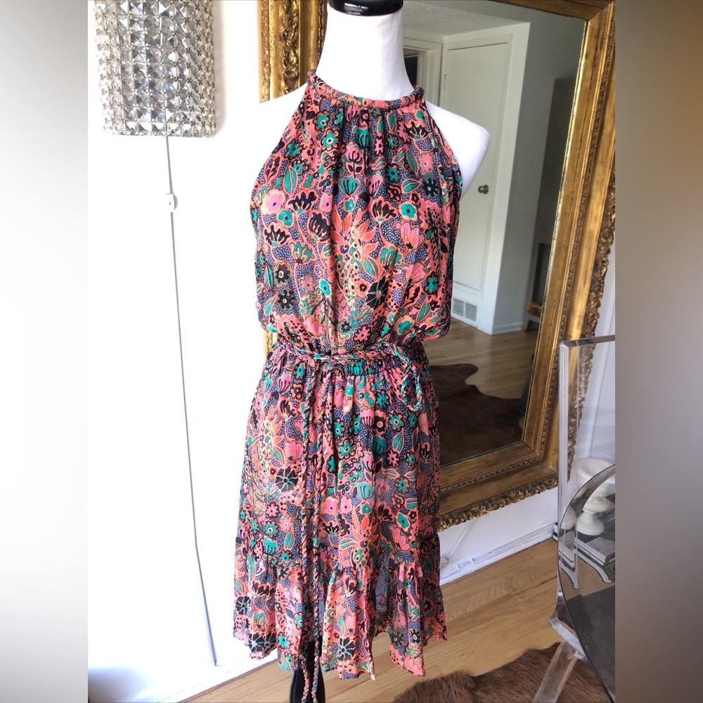 ALC Sleeveless MIDI Pattern Print Dress Size 4